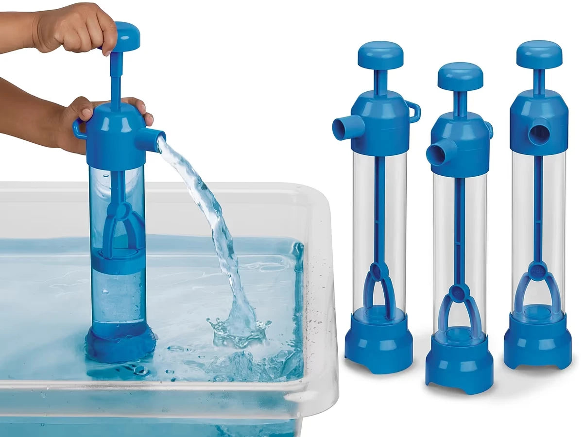 See-Inside Water Pumps - Set of 4 - US 4354