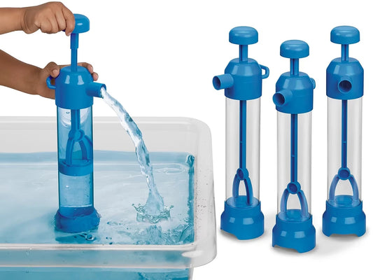 See-Inside Water Pumps - Set of 4 - US 4354