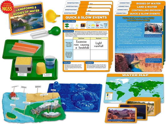 Meet the Standards Landforms & Erosion Kit - Gr. 2 - US 3098