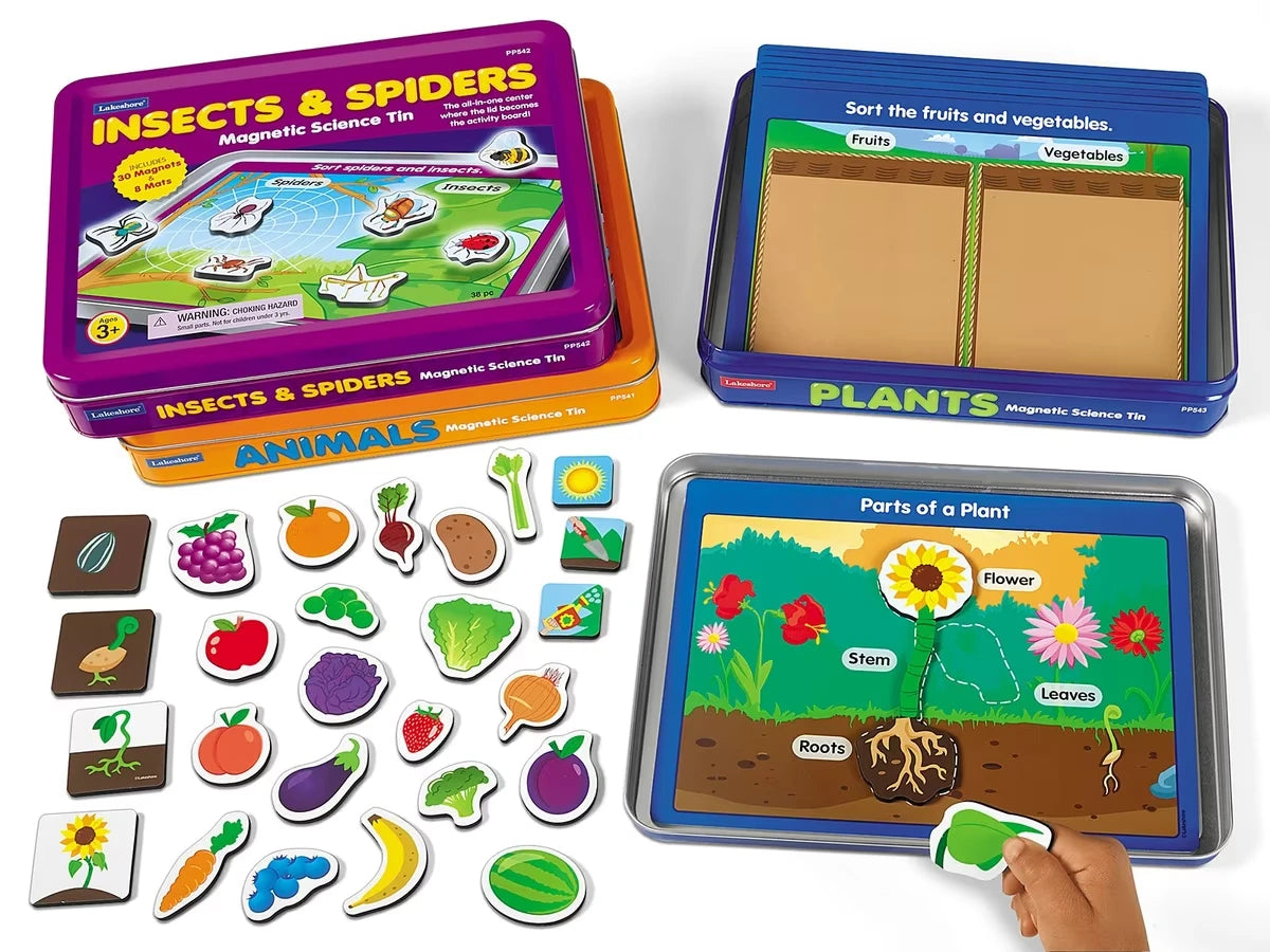 Living Things Magnetic Activity Tins - Complete Set - US 9179