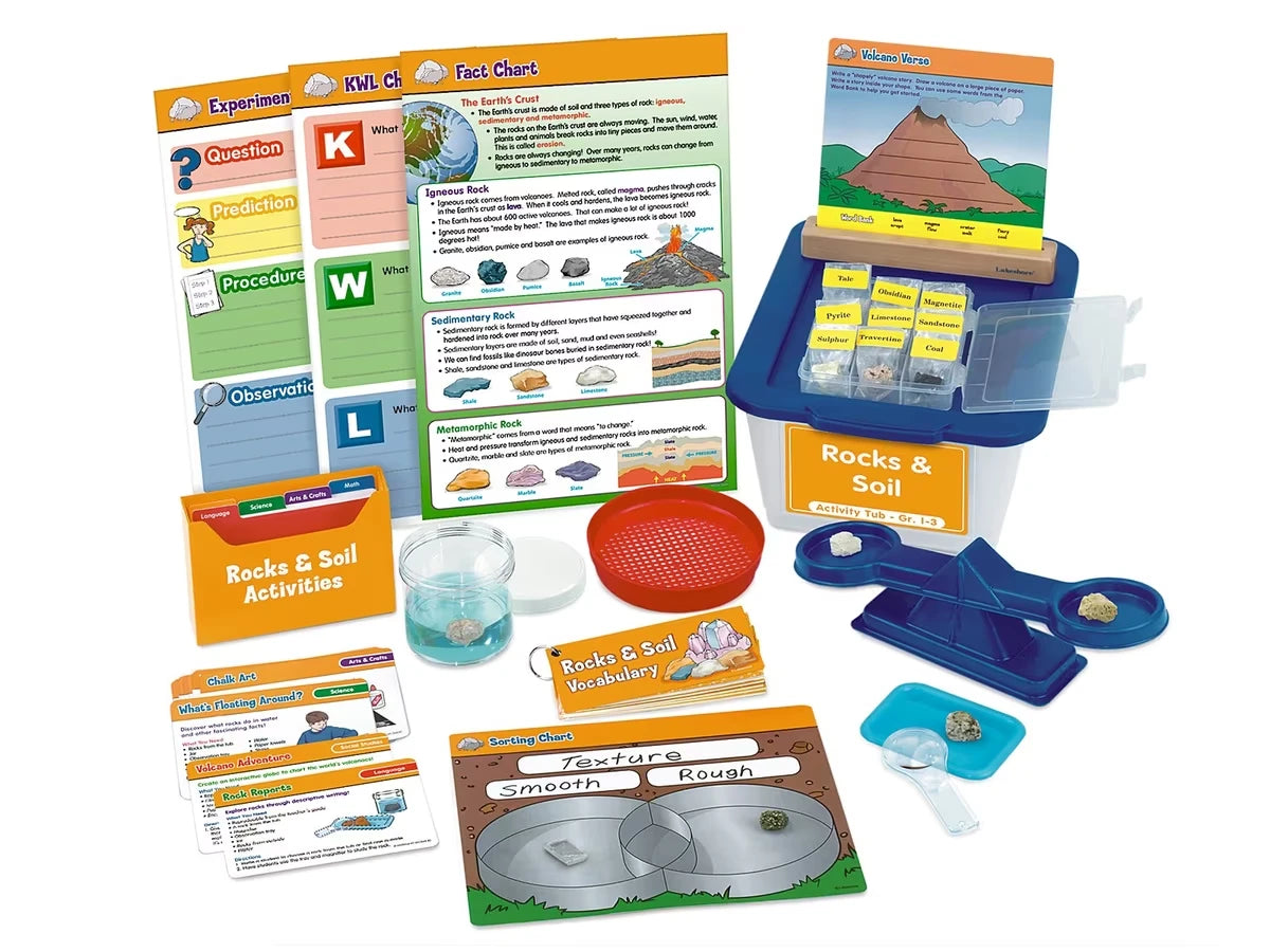 Rocks & Soil Activity Tub - Gr. 1-3 - US 9219