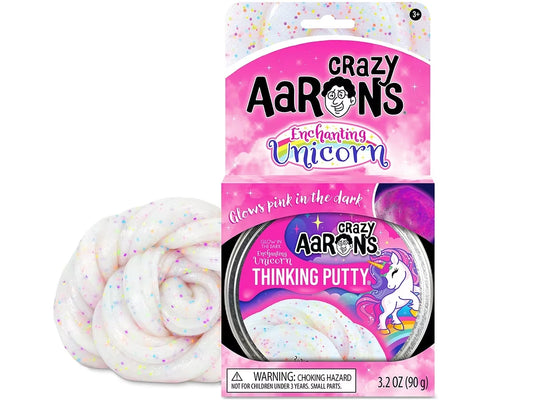 Crazy Aaron’s Glow-In-The-Dark Putty - Enchanting Unicorn - US 6006