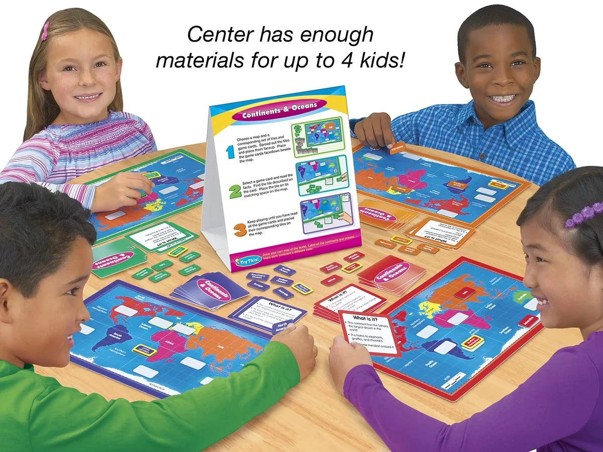 Continents & Oceans Instant Learning Center - US 3019