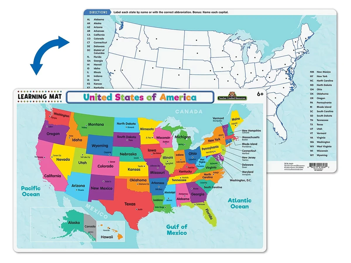 United States Learning Mat - US 9755