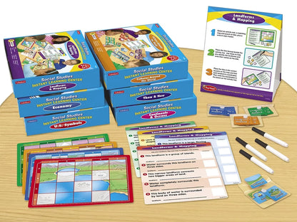 Social Studies Instant Learning Centers - Complete Set - US 4340