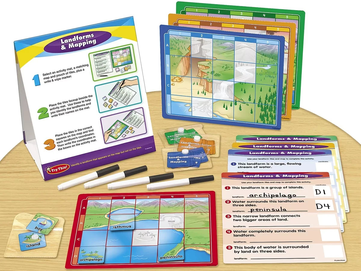 Landforms & Mapping Instant Learning Center - US 9786