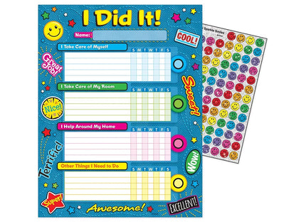 I Did It! Chore Charts - Set of 25 - US 6807