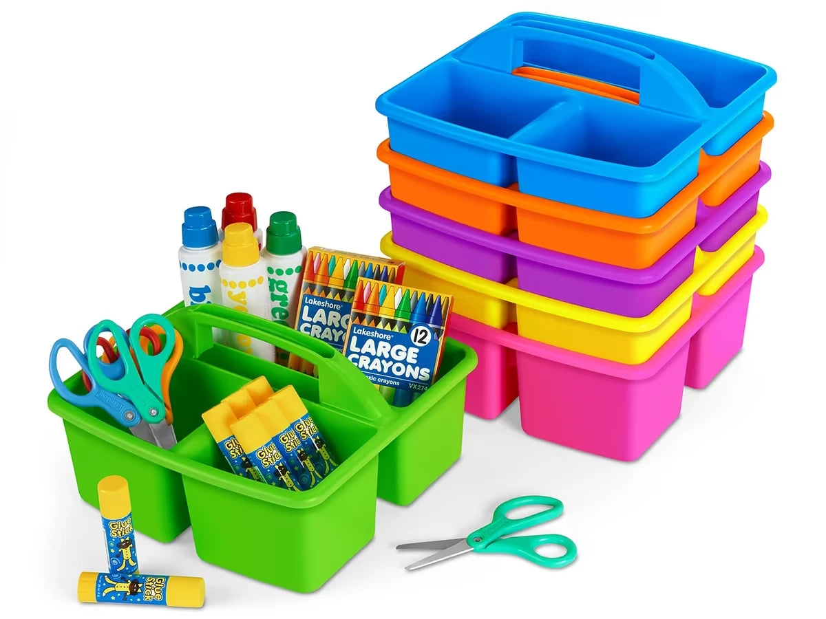 Neon Classroom Supply Caddies - US 3562