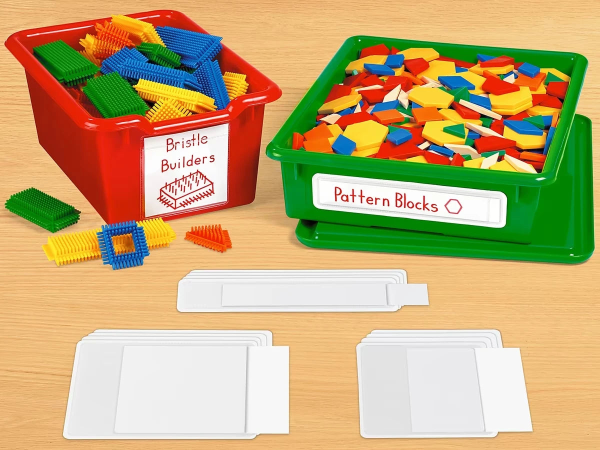 Self-Adhesive Classroom Labeling Pockets - Set of 30 - US 7007