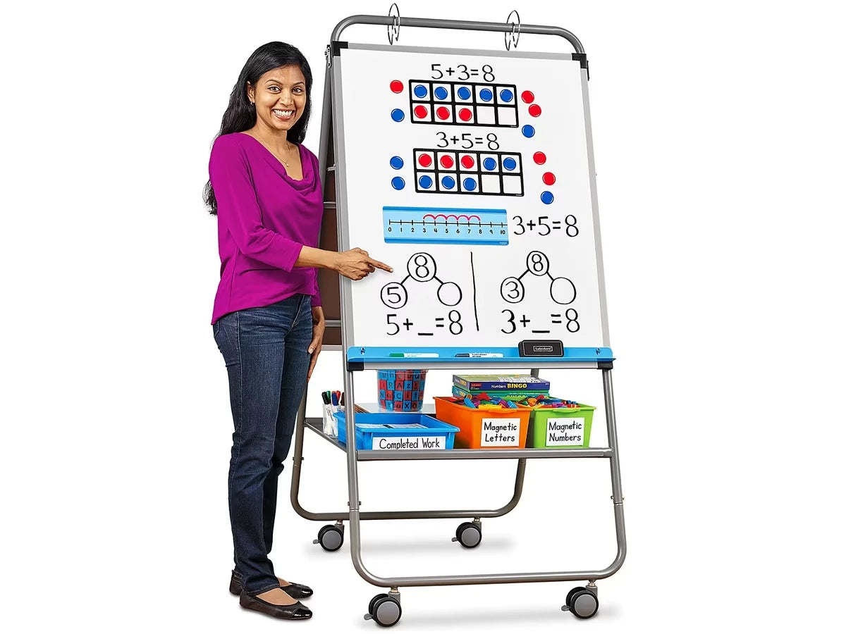 Flex-Space Double-Sided Mobile Teaching Easel - US 1252