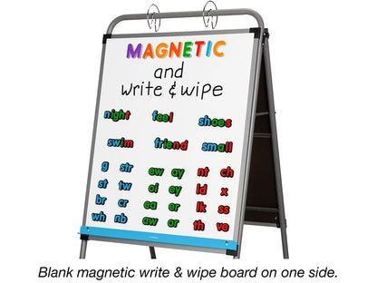 Flex-Space Double-Sided Mobile Teaching Easel - US 1252