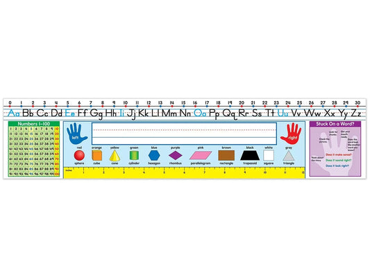 Traditional Manuscript Self-Adhesive Reference Nameplates - Gr. 1-3 - US 9367