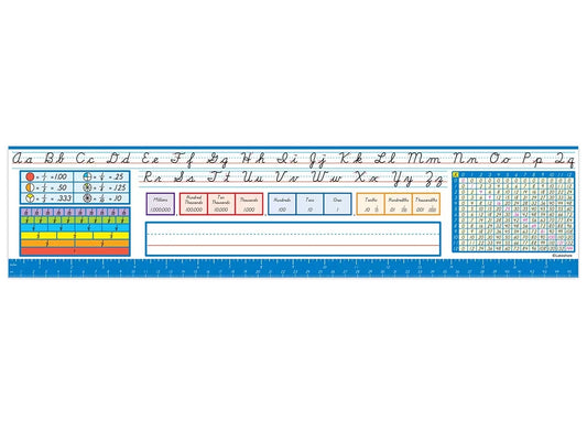 Lakeshore Modern Cursive Reference Nameplates - Gr. 3-5 - US 7323