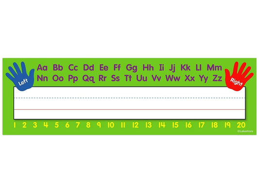 Lakeshore Alphabet Reference Nameplates - Pre K-K - US 8421