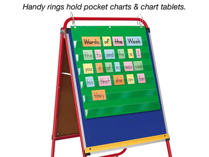 All-Purpose Teaching Easel with Locking Casters - US 7808