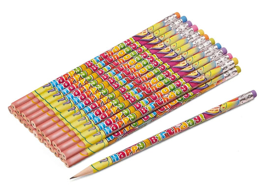 Happy Birthday! Pencils - Set of 24 - US 8695