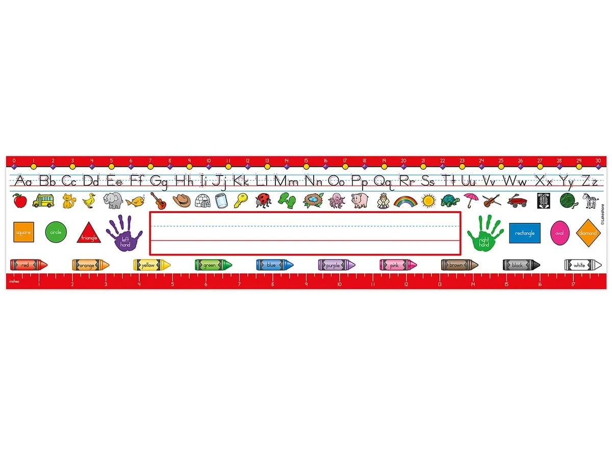 Lakeshore Traditional Manuscript Reference Nameplates - Pre K-K - US 2034
