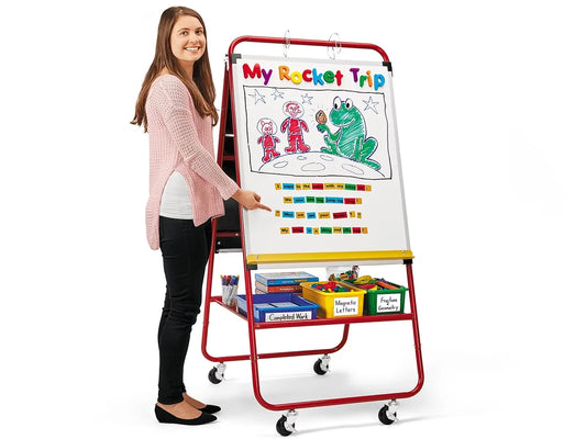 All-Purpose Mobile Teaching Easel - Elementary - US 6782