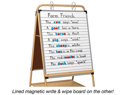 Heavy-Duty Mobile Teaching Easel - US 9070