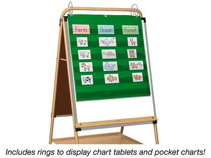 Heavy-Duty Mobile Teaching Easel - US 9070