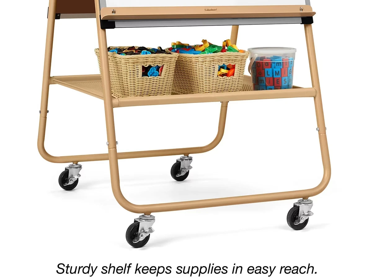 Heavy-Duty Mobile Teaching Easel - US 9070