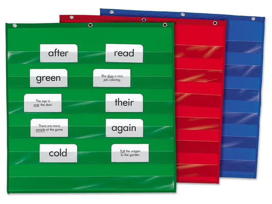Heavy-Duty Small Pocket Chart - US 8070