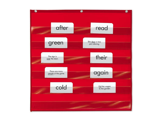 Heavy-Duty Small Pocket Chart - US 8070