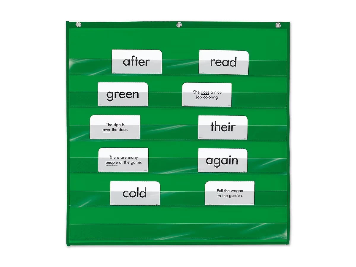 Heavy-Duty Small Pocket Chart - US 8070