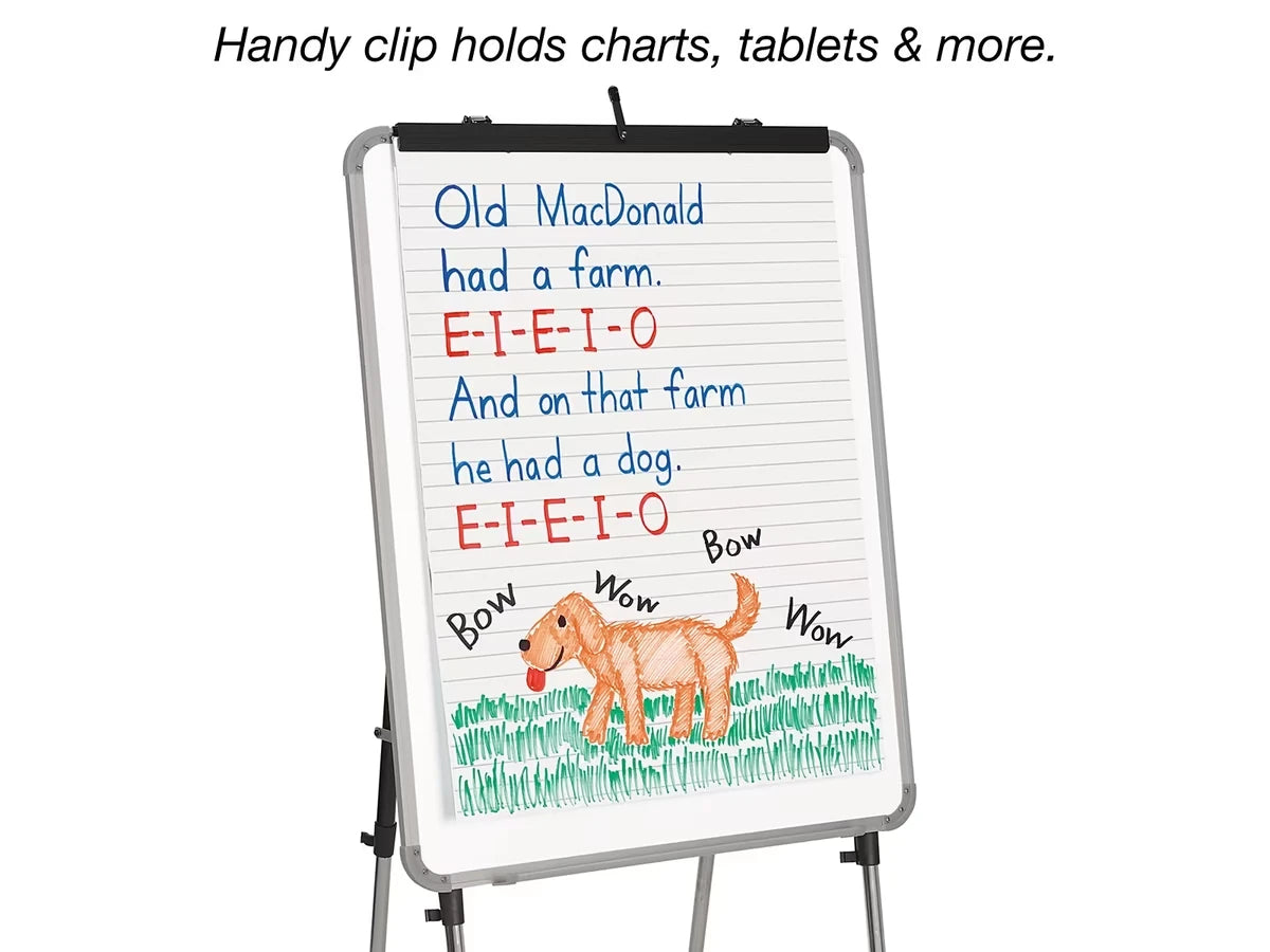 Magnetic Write & Wipe Adjustable Easel - US 9544