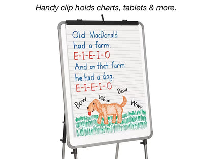 Magnetic Write & Wipe Adjustable Easel - US 9544