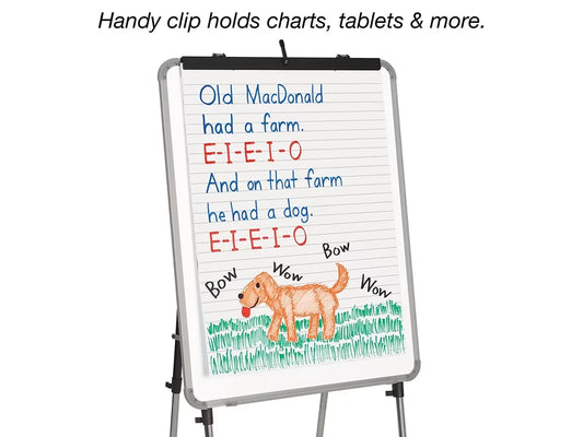 Magnetic Write & Wipe Adjustable Easel - US 9544