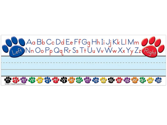 Paw Print Reference Nameplates - Pre K-K - US 2063