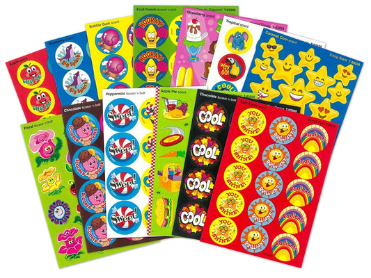 Sweet-Scented Motivational Stickers - Variety Pack - US 5761