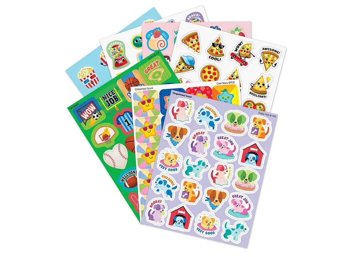 Kids’ Choice Scented Stickers - Variety Pack - US 3441