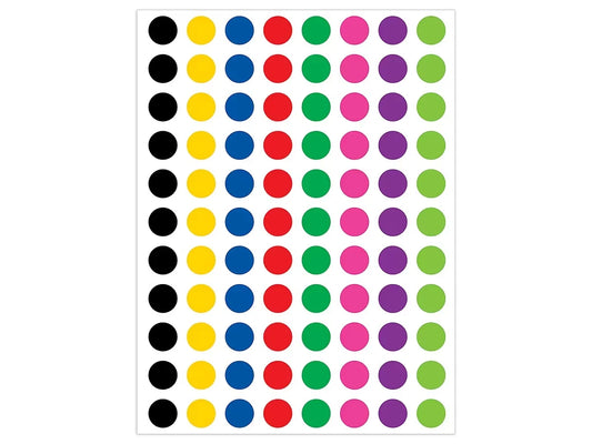 Colorful Circle Mini Stickers - US 8440