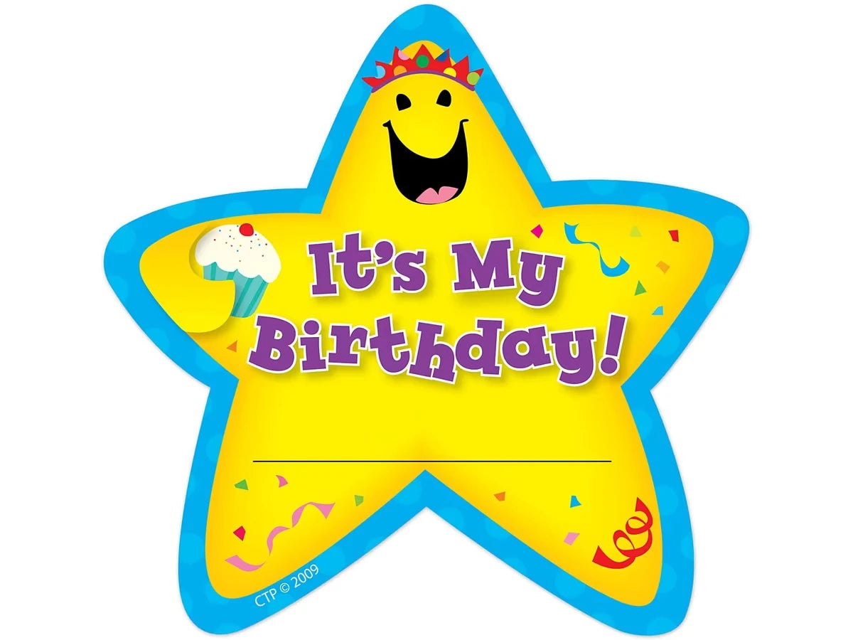 Star Birthday Badges - US 3240
