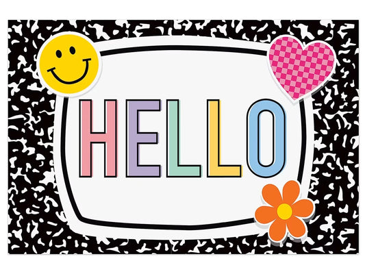 Cool for School Hello Postcards - US 9228