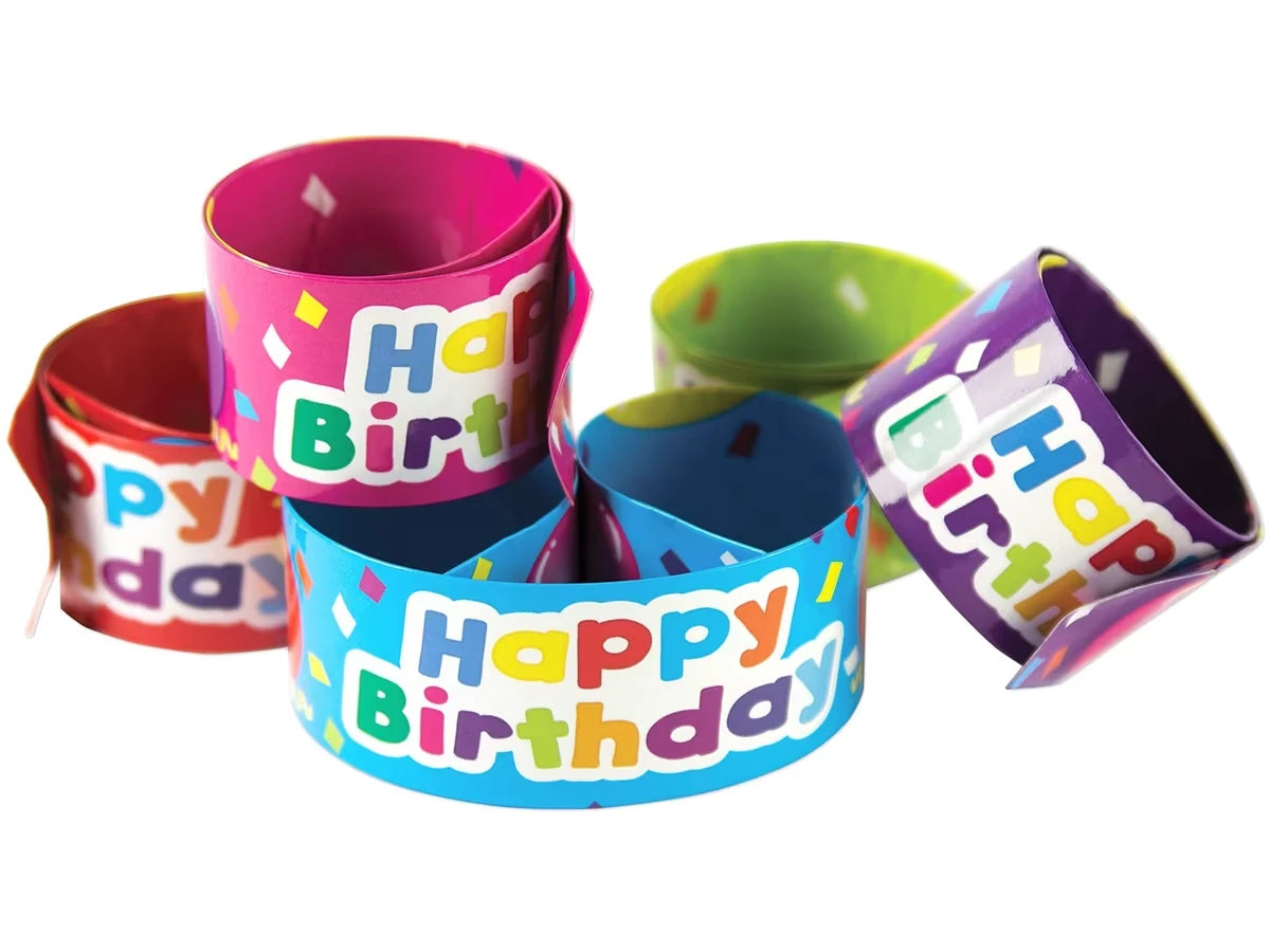 Birthday Slap Bracelets - US 2846