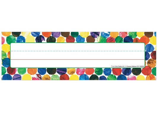 Eric Carle Dotted Nameplates - US 2658