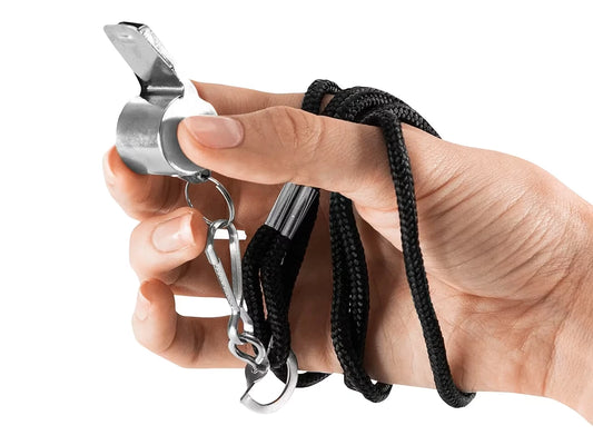 Metal Whistle & Lanyard - US 9160
