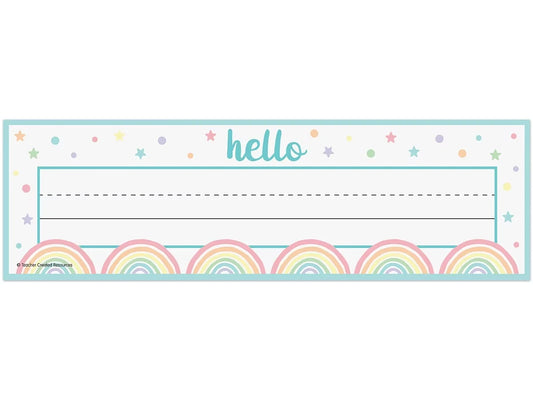 Pastel Pop Nameplates - US 3629