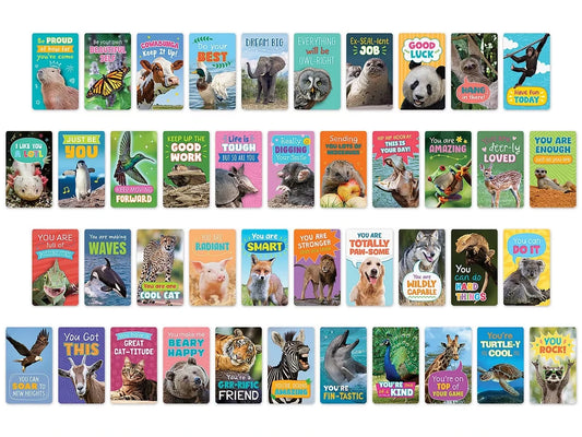 Go Wild Animal Encouragement Cards - US 1912