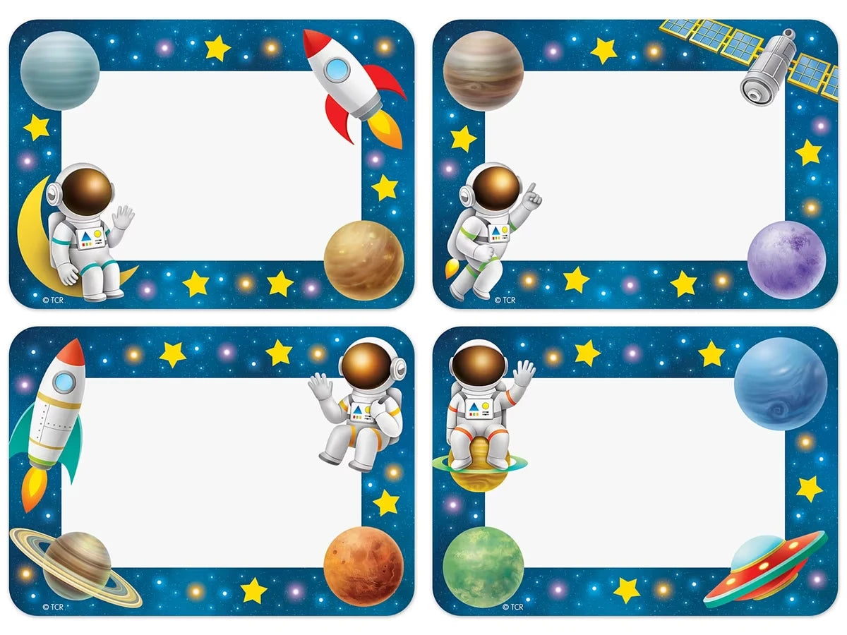Outer Space Crew Name Tags - US 1780