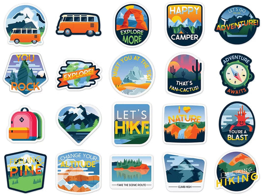 Adventure Vinyl Stickers - US 4577