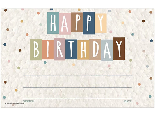 Everyone Is Welcome Birthday Certificates - US 3180