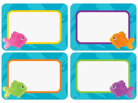 Colorful Fish Name Tags - Variety Pack - US 5751