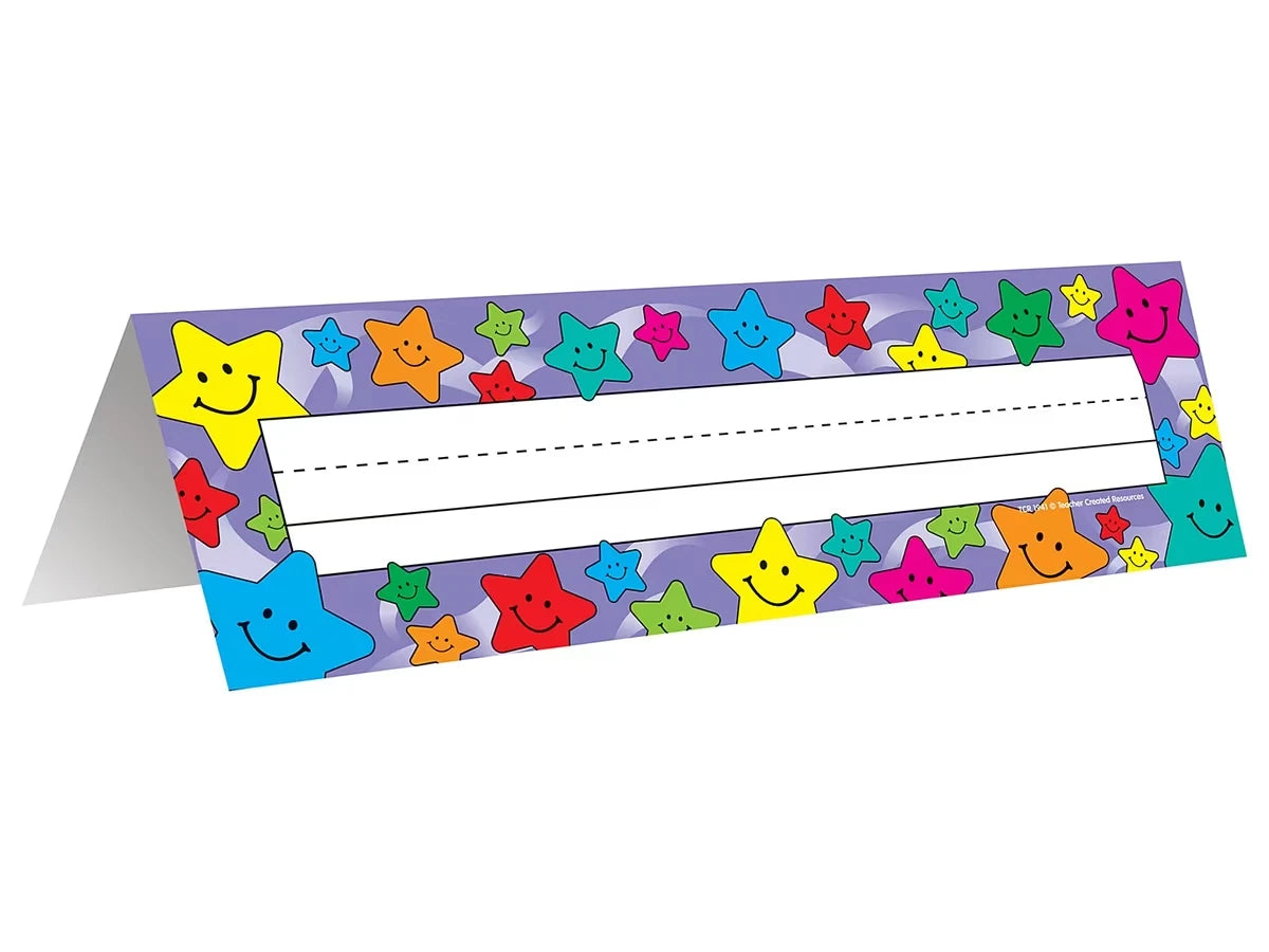 Happy Star Tented Nameplates - US 5481
