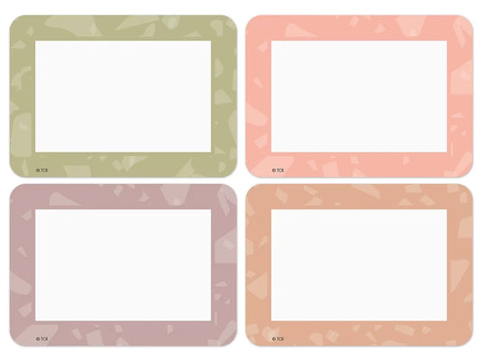 Terrazzo Tones Name Tags - Variety Pack - US 5994