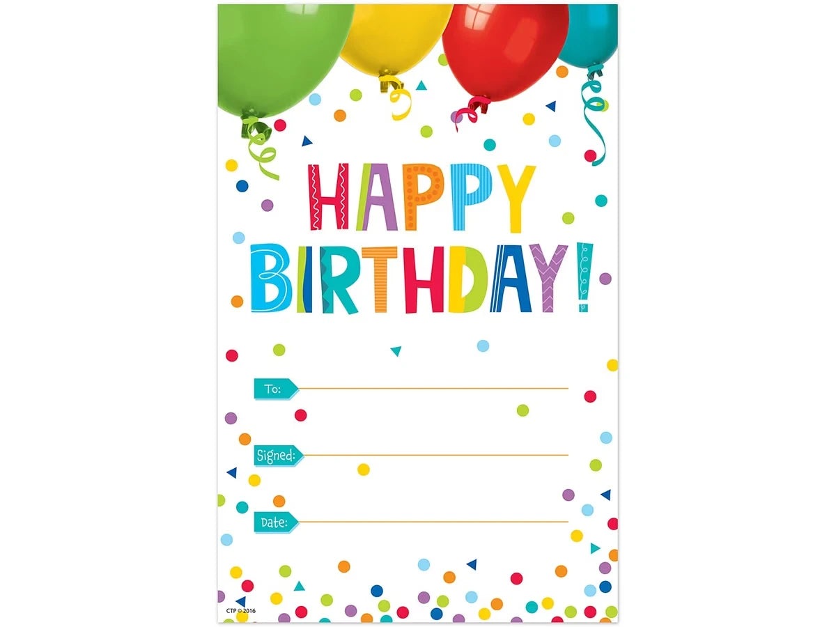 Celebration Birthday Certificates - US 1766
