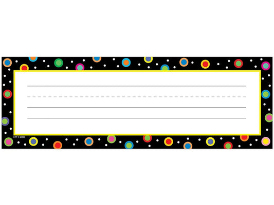 Poppin’ Patterns Nameplates - US 9334